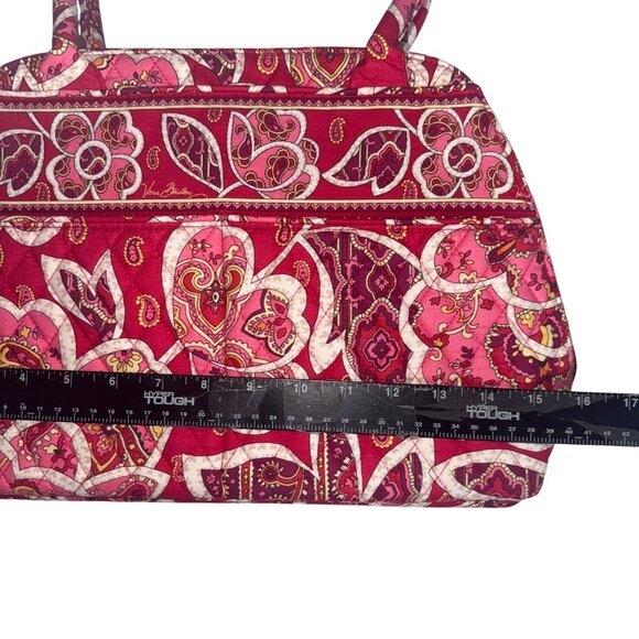 Vera Bradley Rosy Posies Retired Print Tote Bag & Accessories Set Quilted Cotton - Picture 9 of 9